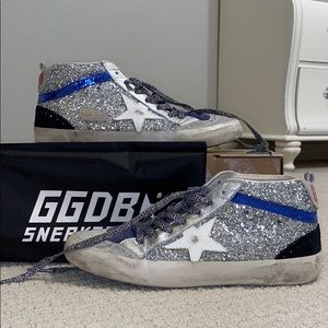 Golden Goose Mid Star Glitter Sneaker